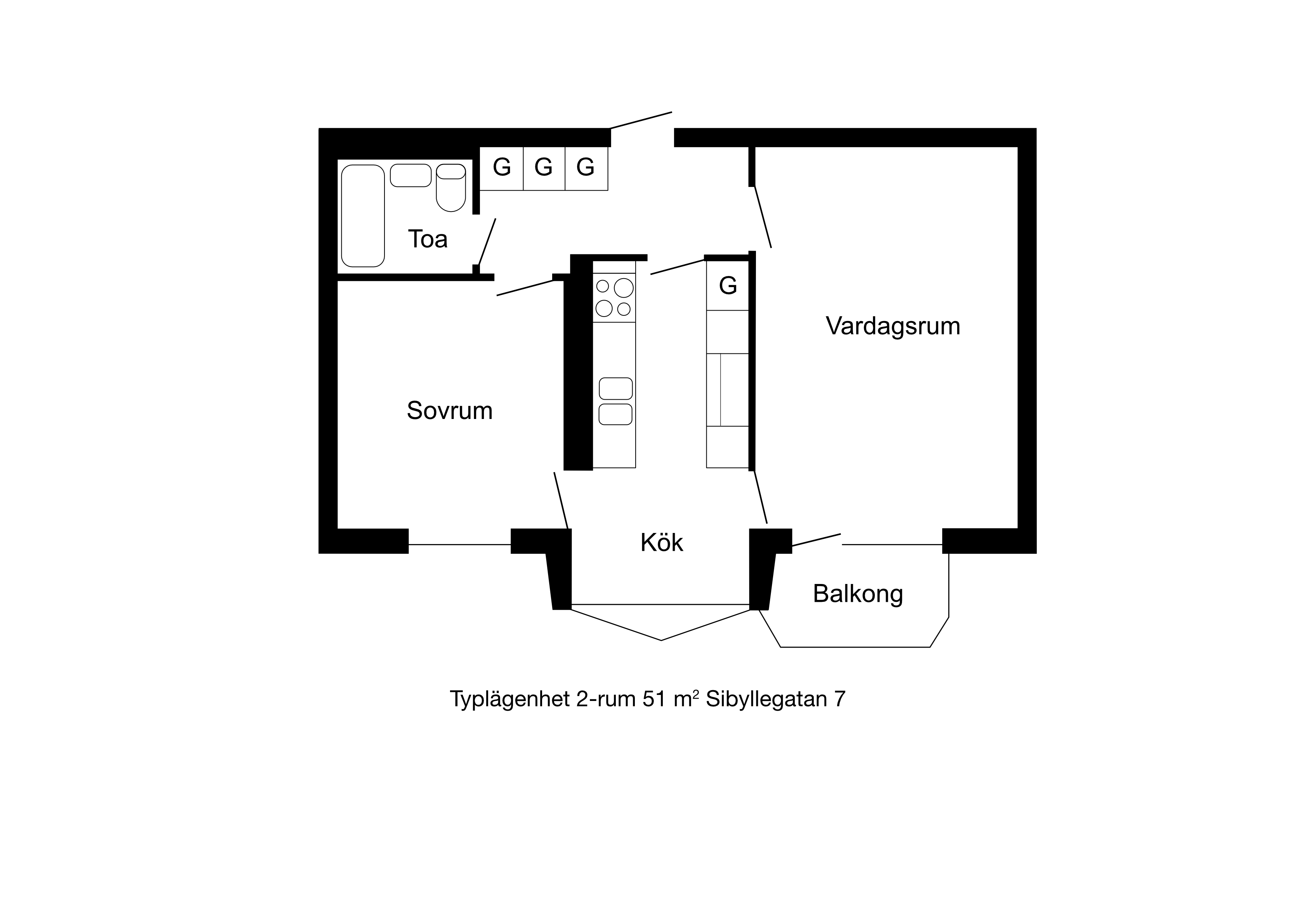 Ritningar över olika lägenhetstyper