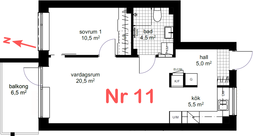 Lägenheter, ritningar