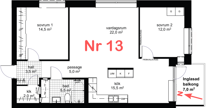 Lägenheter, ritningar