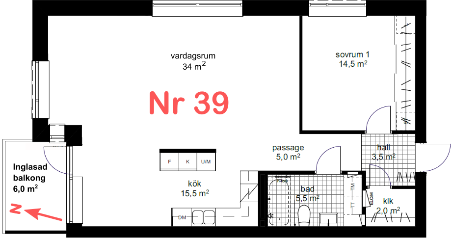 Lägenheter, ritningar