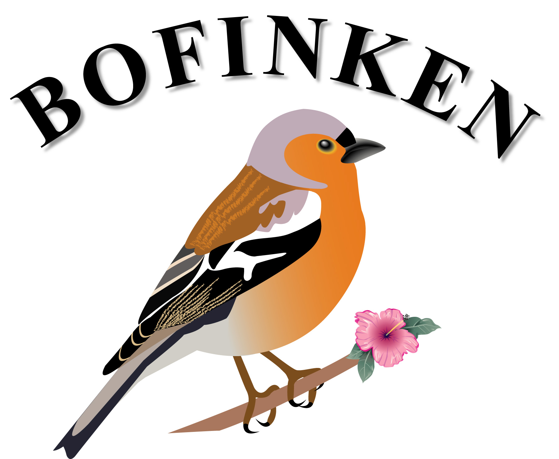 Brf Bofinkens logotyp - en bofink