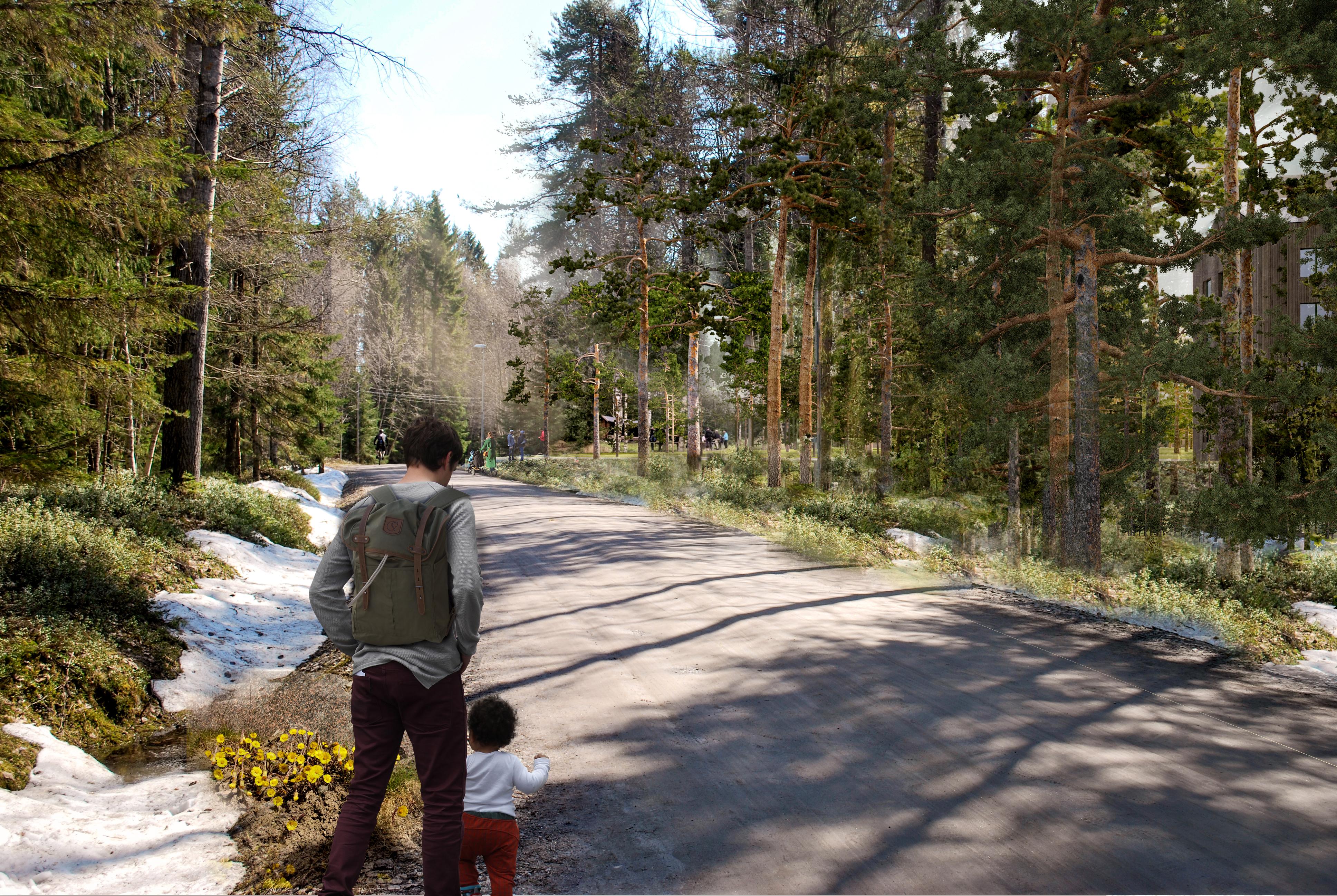 Tomtebo strand Olle fiskars väg