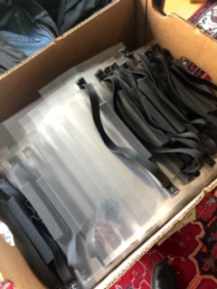 Mycket av materialet har skänkts av lokala näringsidkare