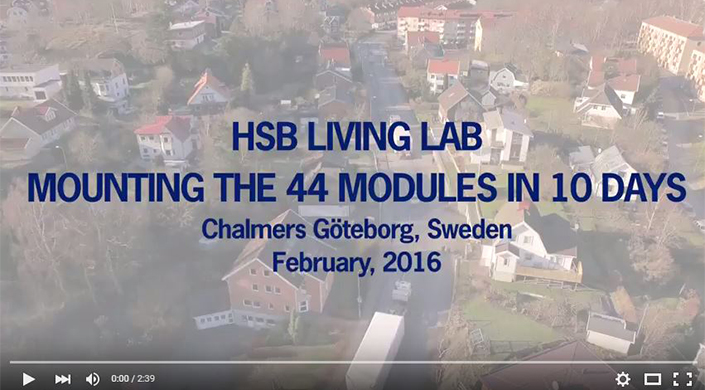 HSB Living Lab montering