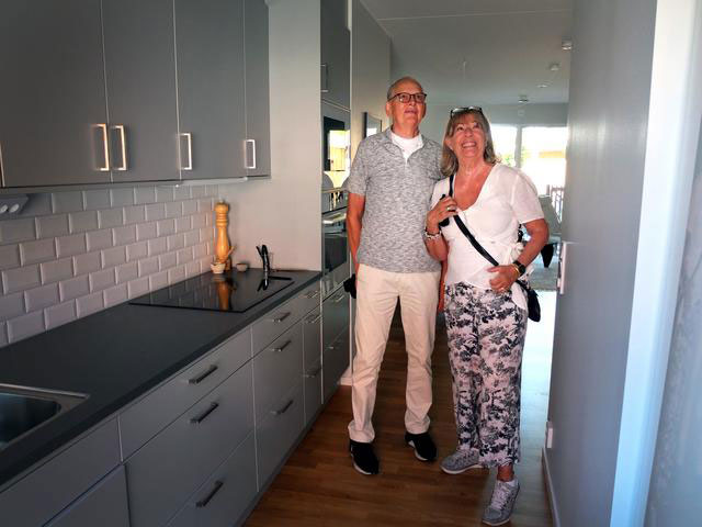 Marie och Ingemar Johansson skrev upp sig för en trea och fick sitt förstahandsval tack vare HSB Bospar.