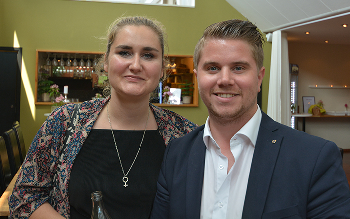 Cornelia Håkansson och Erik Albäck