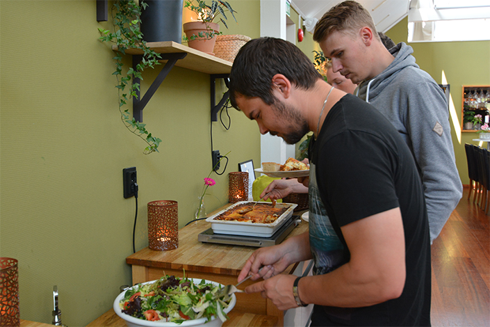 Lunch på Utmaningarnas hus