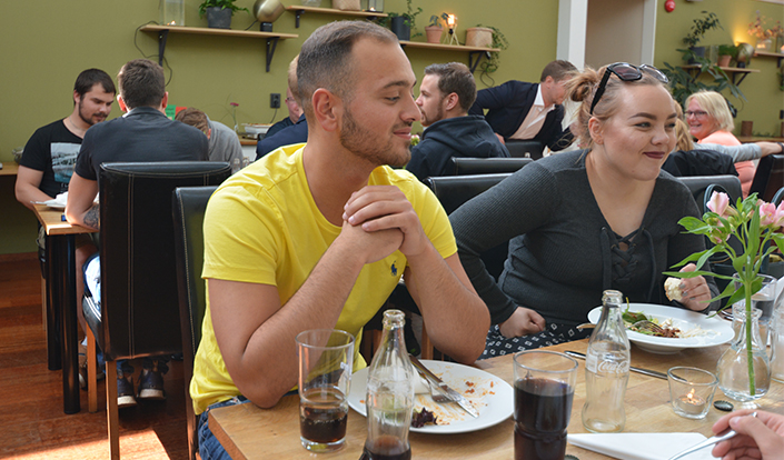 Lunch på Utmaningarnas hus