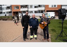 Konsert på Soldiset, Admir Ibrahimovic´, Fredrik Hansson och Andi Joseph