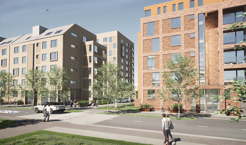 Vy från Stattenavägen