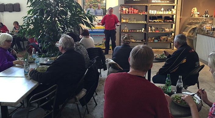 Föreläsning i Café Smedjan