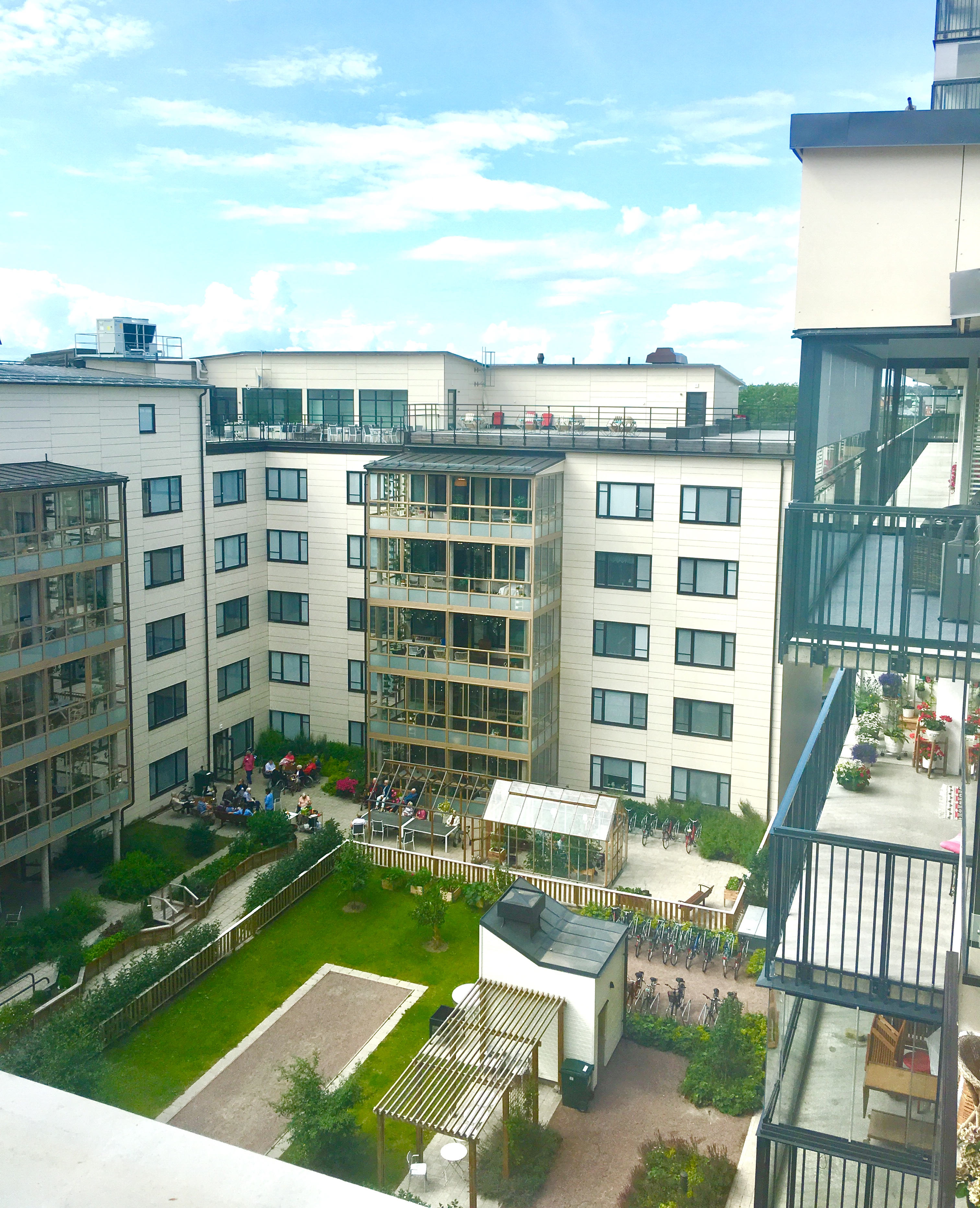 Utsikt från våning 6