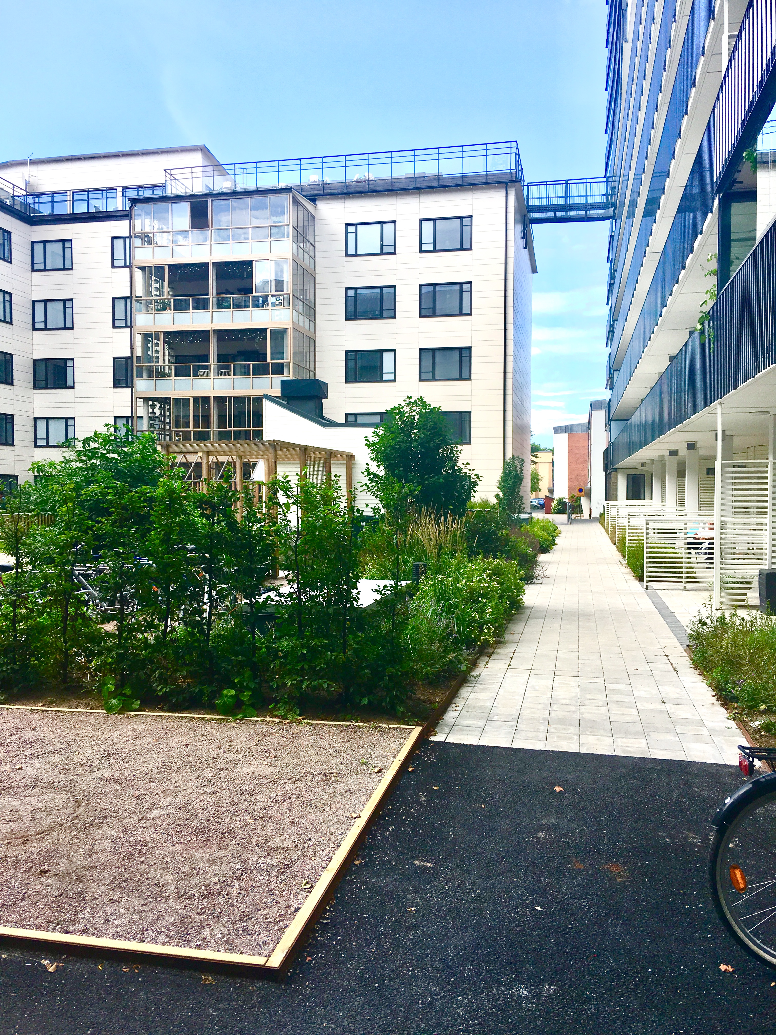 Gången mot receptionen