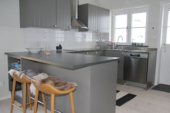 Köket är fullt utrustat