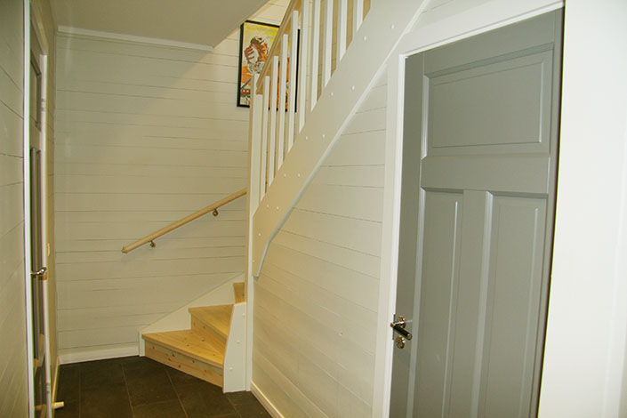 Trappan upp till övre plan