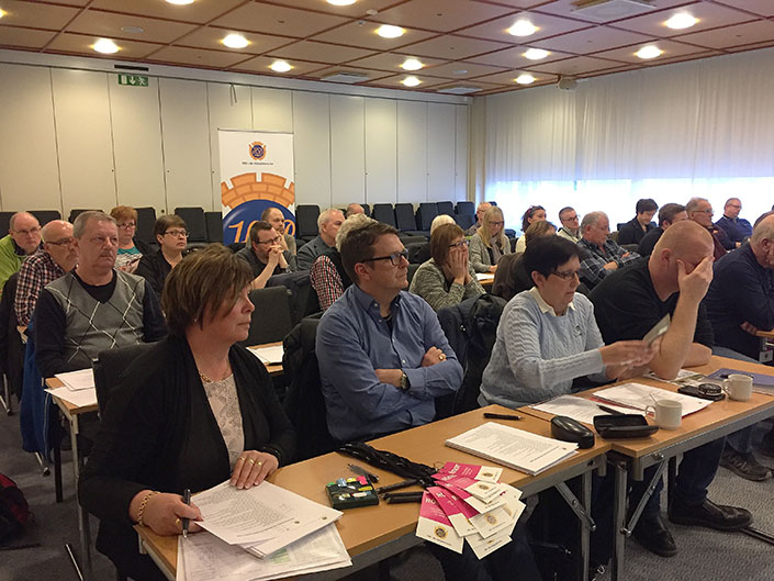 Deltagarna i Sundsvall följde sändningen från Gävle.