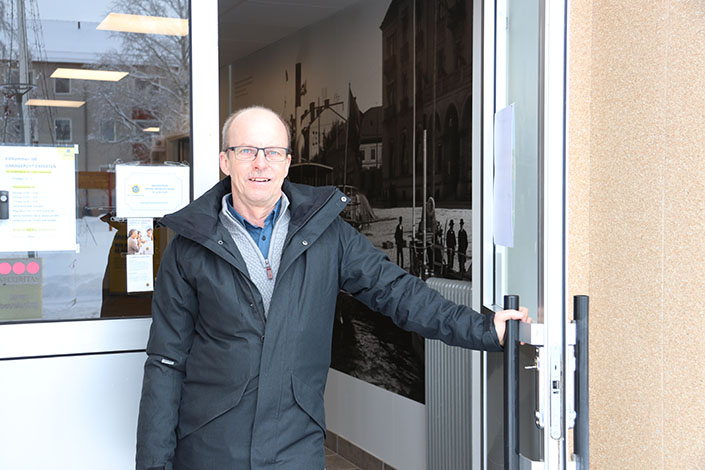 Den sista mars lämnar Mats Sjölund sitt uppdrag som affärschef i Västernorrland. Här vid kontoret i Härnösand.