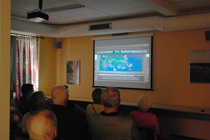 Filmvisning på Kulturfabriken.