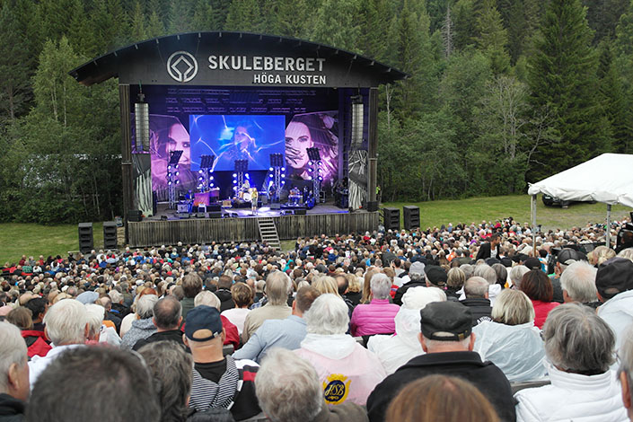 Konserten med Jill Johnsson var mycket uppskattad.