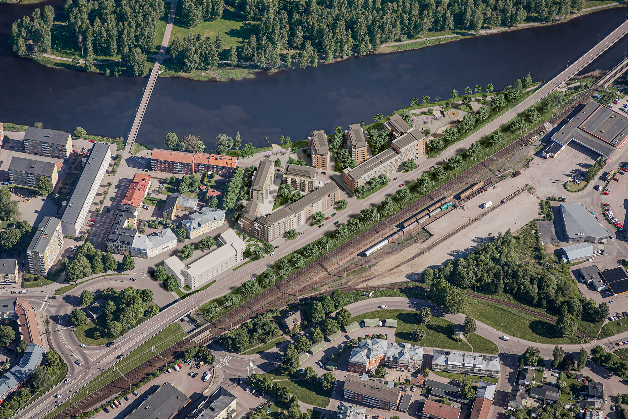 Haga - översiktsbild Illustration: Afry