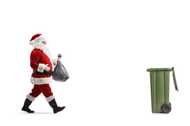 Restavfall och återvinning över jul och nyår
