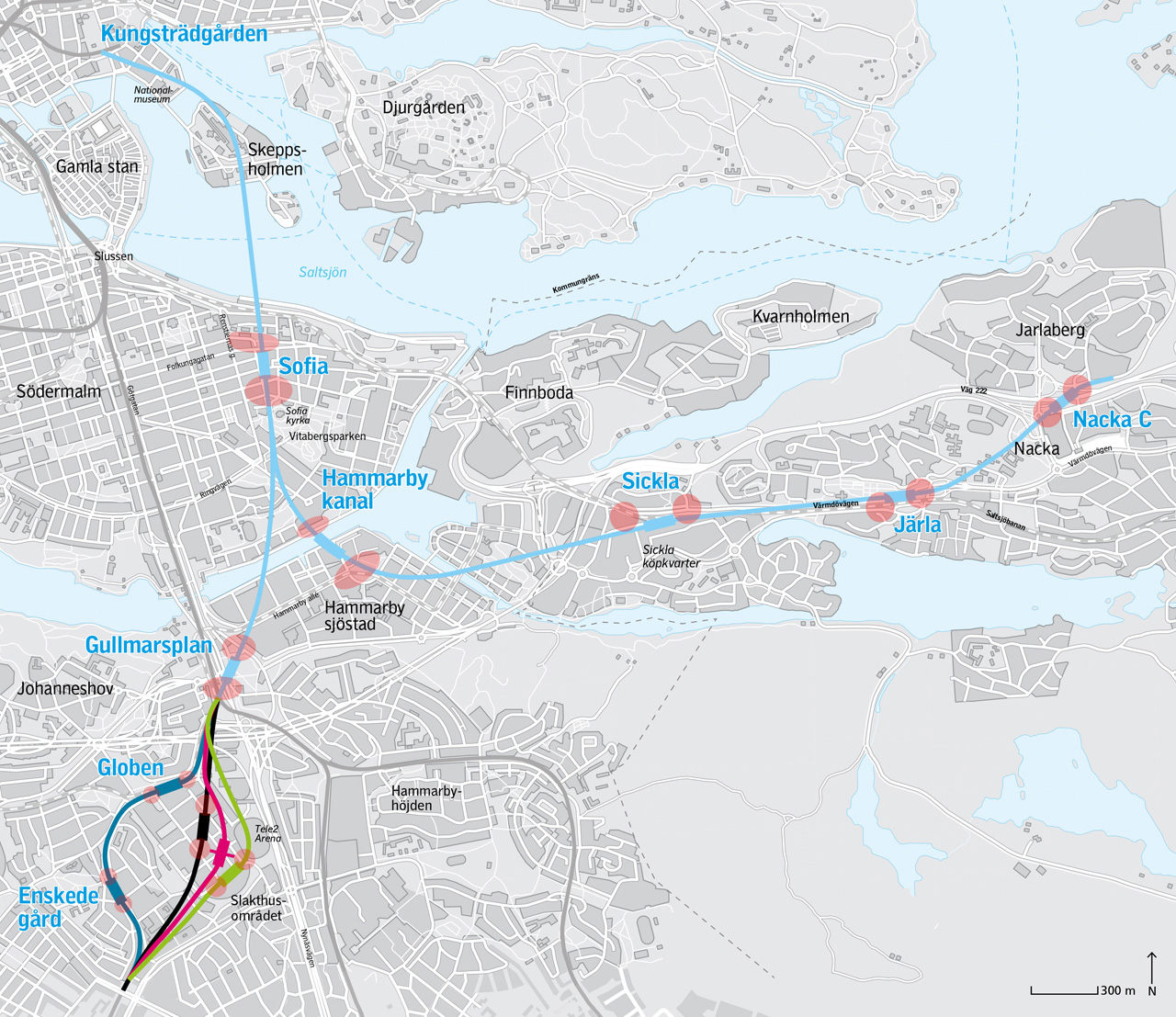Tunnelbana Nacka Karta Karta 2020