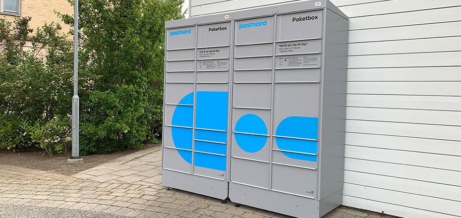 Paketboxar i Kristianstad och Hässleholm