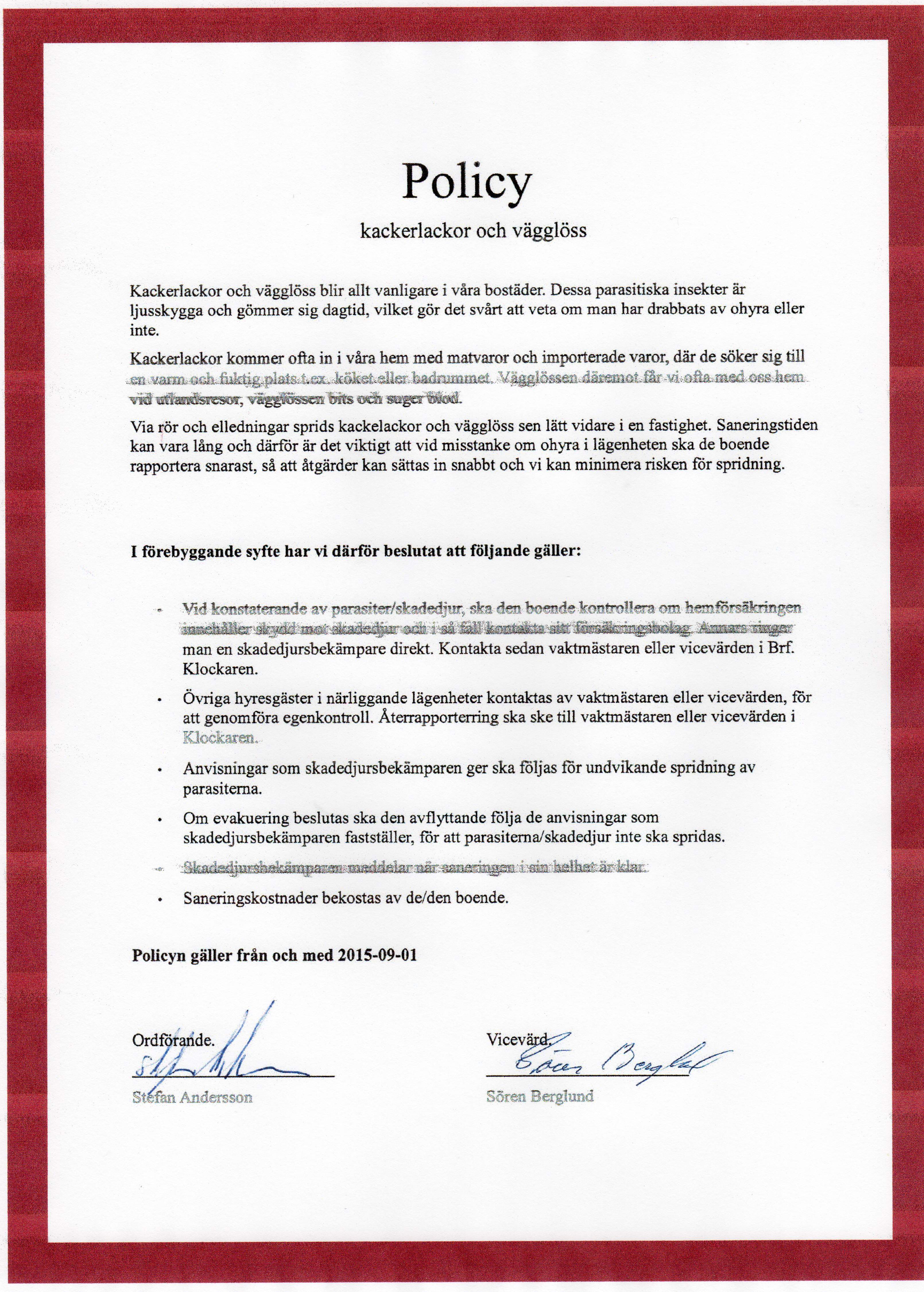 Policy